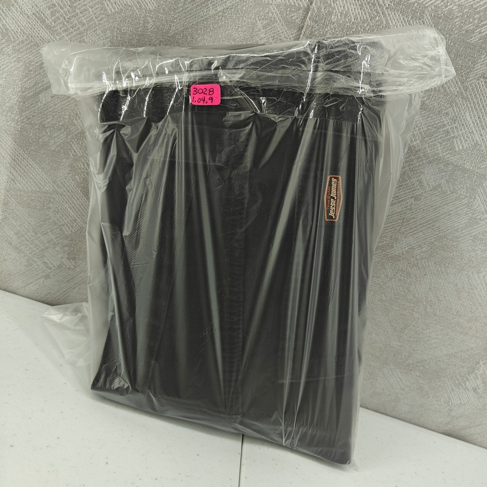 Jesse James Industrial Workwear Shorts Men 38 Black Washed Duck Canvas Carpenter - Picture 11 of 12